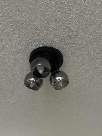 Plafondlamp Smoke Glas + Lichtbron beschikbaar voor biedingen