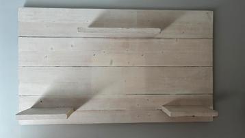Houten wandbord wit beschikbaar voor biedingen