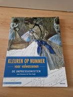 Kleurboek Kleuren op nummer impressionisten gogh volwassenen, Ophalen of Verzenden