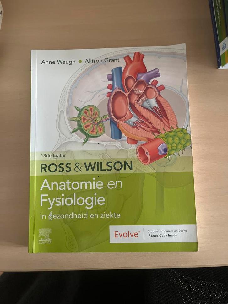 Ross & Wilson Anatomie en Fysiologie, Boeken, Studieboeken en Cursussen, Zo goed als nieuw, MBO, Beta, Ophalen of Verzenden