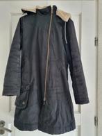 Hemp Hoodlamb zwarte, lange winterjas maat S vegan, Kleding | Dames, Jassen | Winter, Zwart, Ophalen of Verzenden, Zo goed als nieuw