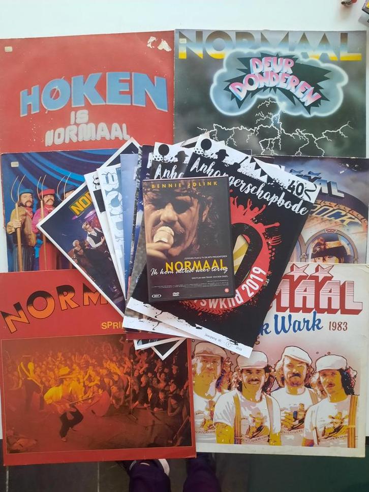 Verzameling Normaal ( 6 x elpee/ 8 x tijdschrift/ 1 x Dvd), Cd's en Dvd's, Vinyl | Verzamelalbums, Gebruikt, Overige genres, Overige formaten