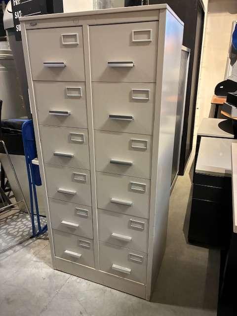 Gispen retro ladekast, Huis en Inrichting, Kasten | Ladekasten, Gebruikt, Metaal, Ophalen