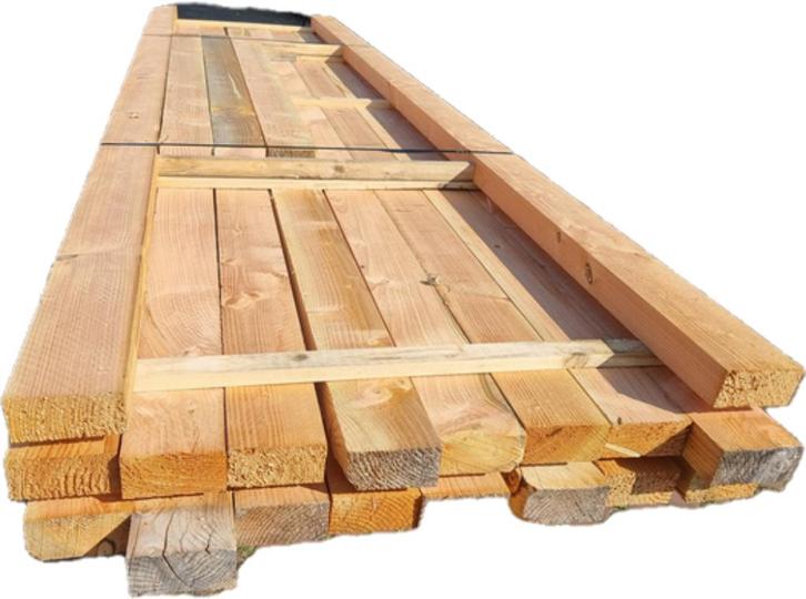 Douglas balken fijnbezaagd 6.5x13.0 cm - nr: tb159, Tuin en Terras, Palen, Balken en Planken, Nieuw, Balken, 250 cm of meer, Ophalen