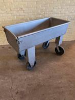 RVS mengkuip/bak op wieltjes, 100 liter of meer, Ophalen, Gebruikt, Overige typen