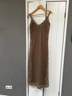 Zara jurk - Nieuw goud maat s, Bruin, Nieuw, Ophalen of Verzenden, Knielengte
