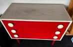 Kleurrijk ladekastje met 3 lades – Retro stijl, Ophalen, 50 tot 100 cm, Zo goed als nieuw, 3 of 4 laden