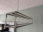Prachtige stalen/metalen industriële hanglamp eettafel, Ophalen, Zo goed als nieuw, Metaal, 75 cm of meer