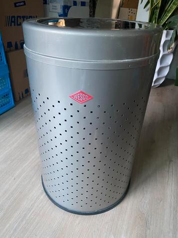 Wesco Washboy wasmand nieuw-zilver 60 liter swing deksel beschikbaar voor biedingen