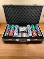 Poker set in metalen koffer, Ophalen of Verzenden, Zo goed als nieuw