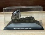 Herpa Mercedes-Benz 2448 SK miniatuur vrachtwagen in zilver, Ophalen of Verzenden, Zo goed als nieuw, Bus of Vrachtwagen, Herpa