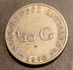 1/10 gulden 1960, Nederlandse Antillen, Ophalen of Verzenden, Overige landen