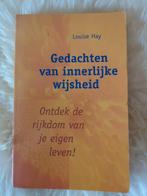 L. Hay - Gedachten van innerlijke wijsheid, Boeken, Esoterie en Spiritualiteit, L. Hay, Ophalen of Verzenden, Zo goed als nieuw