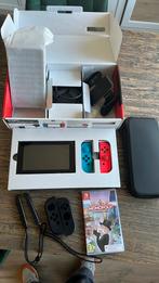 Nintendo Switch (vlekken op screenprotector), Spelcomputers en Games, Spelcomputers | Nintendo Switch, Ophalen, Gebruikt, Met 2 controllers