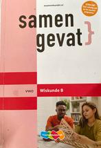 SAMENGEVAT Wiskunde B vwo, Ophalen of Verzenden, Zo goed als nieuw, VWO