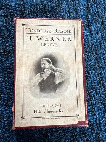 Antieke H. Werner Tondeuse Rasoir beschikbaar voor biedingen
