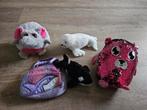 Zeehondje, Paillettenknuffel, Orka met tasje, olifantje, Kinderen en Baby's, Ophalen of Verzenden, Gebruikt, Overige typen