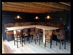 Bistro barkrukken in echt koeienhuid, 1 kruk, Ophalen, Nieuw