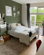 Wit bed 140x200 incl lattenbodem en matras, Huis en Inrichting, Slaapkamer | Bedden, Ophalen, Wit, Tweepersoons, 140 cm