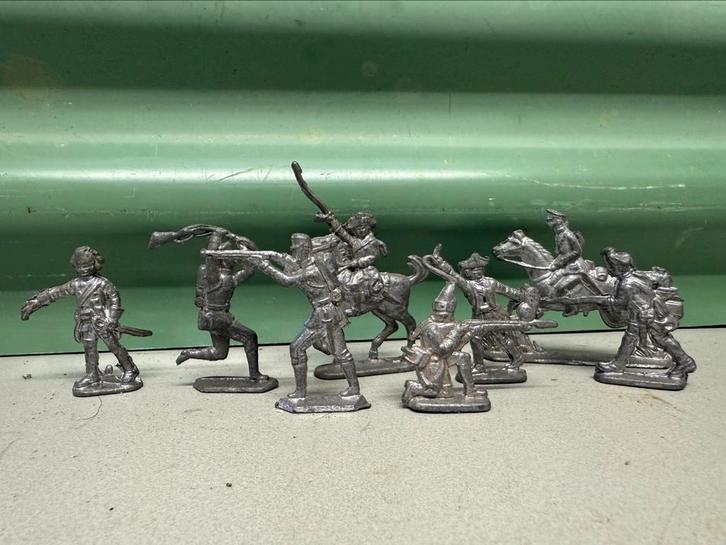 Tinnen soldaatjes, Verzamelen, Militaria | Algemeen, Landmacht, Miniatuur of Beeldje, Nederland, Ophalen of Verzenden