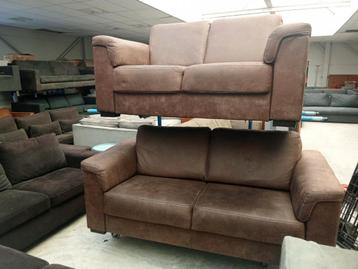 Lederen bankstel set - 190 & 155cm breed beschikbaar voor biedingen
