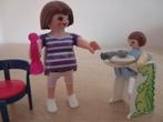 Playmobil zwangere mama met baby in kinderstoel, Ophalen of Verzenden, Zo goed als nieuw, Complete set