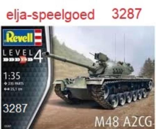 Revell 1:35 M48 A2CG Tank 3287 modelbouw Militaire Tank, Hobby en Vrije tijd, Modelbouw | Auto's en Voertuigen, Nieuw, Tank, 1:32 tot 1:50