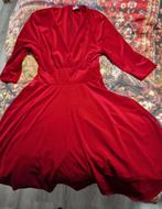 Prachtige fluweelrode jurk maat 14, Overige typen, Blauw, Maat 42/44 (L), Ophalen of Verzenden