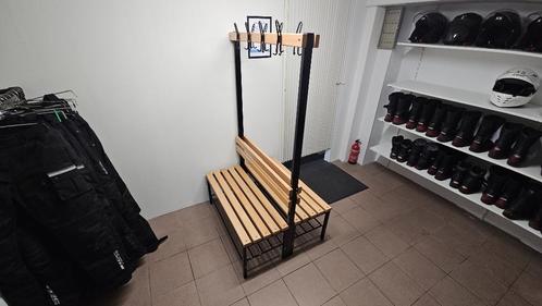 Garderobebank/omkleedbankjes met schoenenrek (2 stuks), Huis en Inrichting, Kasten | Schoenenrekken, Zo goed als nieuw, Ophalen