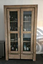 Vitrinekast Valvola Pronto Wonen - stevig hout, Ophalen, Gebruikt, 100 tot 150 cm, Hout | robuuste en warme uitstraling