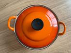 Vintage Le Creuset 24 pan, Huis en Inrichting, Keuken | Potten en Pannen, Ophalen of Verzenden, Zo goed als nieuw, Gietijzer, Koekenpan of Braadpan