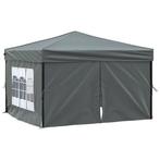 Partytent inklapbaar met zijwanden 3x3m antracietkleurig€120, Ophalen of Verzenden, Nieuw, Partytent