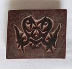 Tattoo stempel Iban Dayak authentiek Sarawak Borneo Azië, Antiek en Kunst, Verzenden