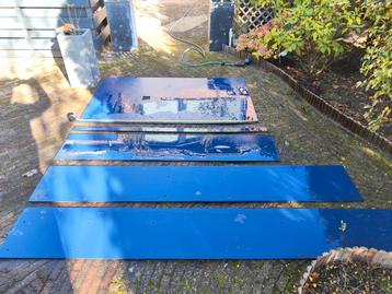 Trespa Boeidelen & Plaat Blauw - Compleet met Schroeven beschikbaar voor biedingen
