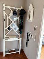 Brocante Kapstok met Spiegel & Accessoires, Ophalen, Gebruikt, Staande kapstok, 150 tot 200 cm