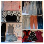 Uitgebreid kledingpakket meisje 122/128 met goede broeken!, Ophalen of Verzenden, Gebruikt, Maat 128