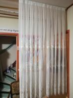 Deur vitrage 300% plooi., Huis en Inrichting, Stoffering | Gordijnen en Lamellen, Zo goed als nieuw, Crème, 150 tot 200 cm, 50 tot 100 cm