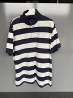 Gant Polo Blauw/Wit Gestreept XXXL, Verzenden, Gedragen, Overige maten, Blauw