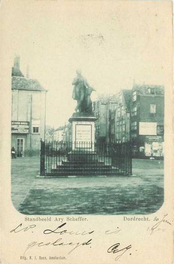 (380-929-031) Dordrecht Standbeeld Ary Scheffer beschikbaar voor biedingen