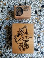 Twee houten stempels. Clown, Ophalen of Verzenden, Zo goed als nieuw, Houten stempel