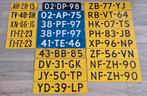 Oude nummerborden nummerplaten kentekenplaten Nederland, Verzamelen, Ophalen of Verzenden, Gebruikt, Auto's