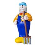 abraham boer opblaasfiguur te huur - feestpop blikvanger, Ophalen, Zo goed als nieuw, Abraham of Sarah