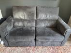 Microleder Graphite Bankstel - Elektrisch & Accu, Huis en Inrichting, Ophalen, 150 tot 200 cm, Tweepersoons, 75 tot 100 cm