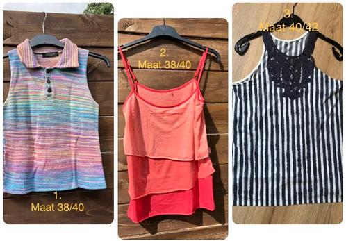 Zomer t-shirts maat 38-40-42 👚, Kleding | Dames, Tops, Zo goed als nieuw, Maat 38/40 (M), Zonder mouw, Ophalen of Verzenden