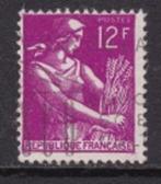 3007 - Frankrijk michel 1149 gestempeld , Boerin met o, Verzenden, Gestempeld