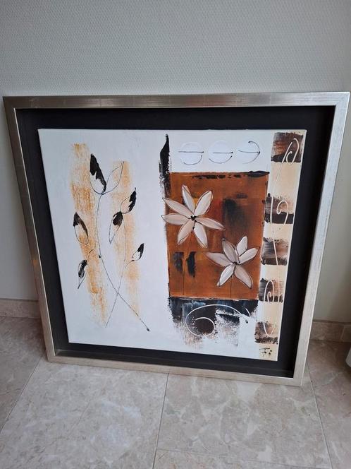 Prachtig schilderij op canvas geschilderd met mooie lijst er, Huis en Inrichting, Woonaccessoires | Schilderijen, Tekeningen en Foto's