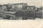 Middelharnis (Z.H.) Hotel Meijer, Stoomschip, Volk, ca. 1900, Ophalen of Verzenden, Voor 1920, Ongelopen, Zuid-Holland