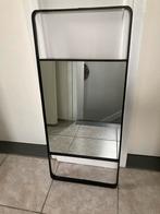 Robuuste wandspiegel met metalen lijst, Huis en Inrichting, Woonaccessoires | Spiegels, Ophalen, Minder dan 50 cm, Zo goed als nieuw