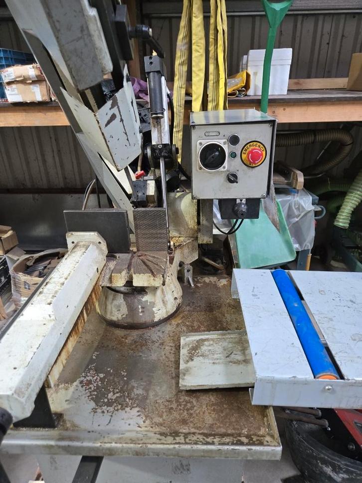 zaagmachine, Doe-het-zelf en Verbouw, Gereedschap | Zaagmachines, Gebruikt, Lintzaag, 1200 watt of meer, 30 tot 70 mm, Ophalen