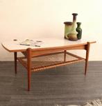 Jaren 50 60 teakhouten salontafel mid century design, Ophalen